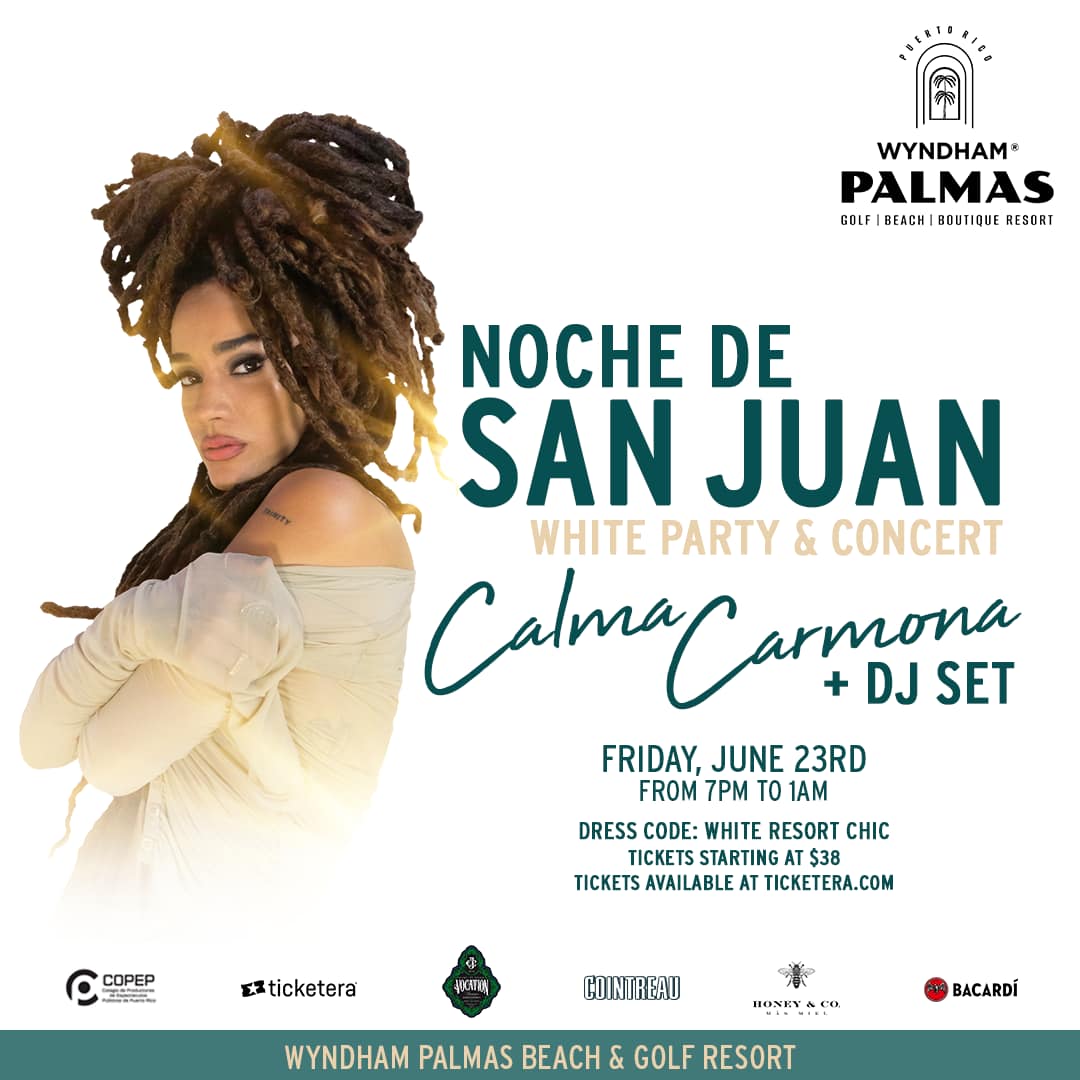 Palmas Noche de San Juan White party concert Humacao Puerto Rico+